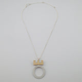 Corona Necklace in Silver and Brass