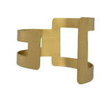 'Flip" Cuff Bracelet in Brass