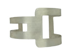"Flip" Cuff Bracelet in White Copper