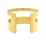 Rectangle Cuff Bracelet in Brass