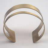 Brass Rectangle Cuff Bracelet