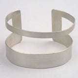 Silver Rectangle Cuff Bracelet