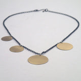 Brass Circles Necklace